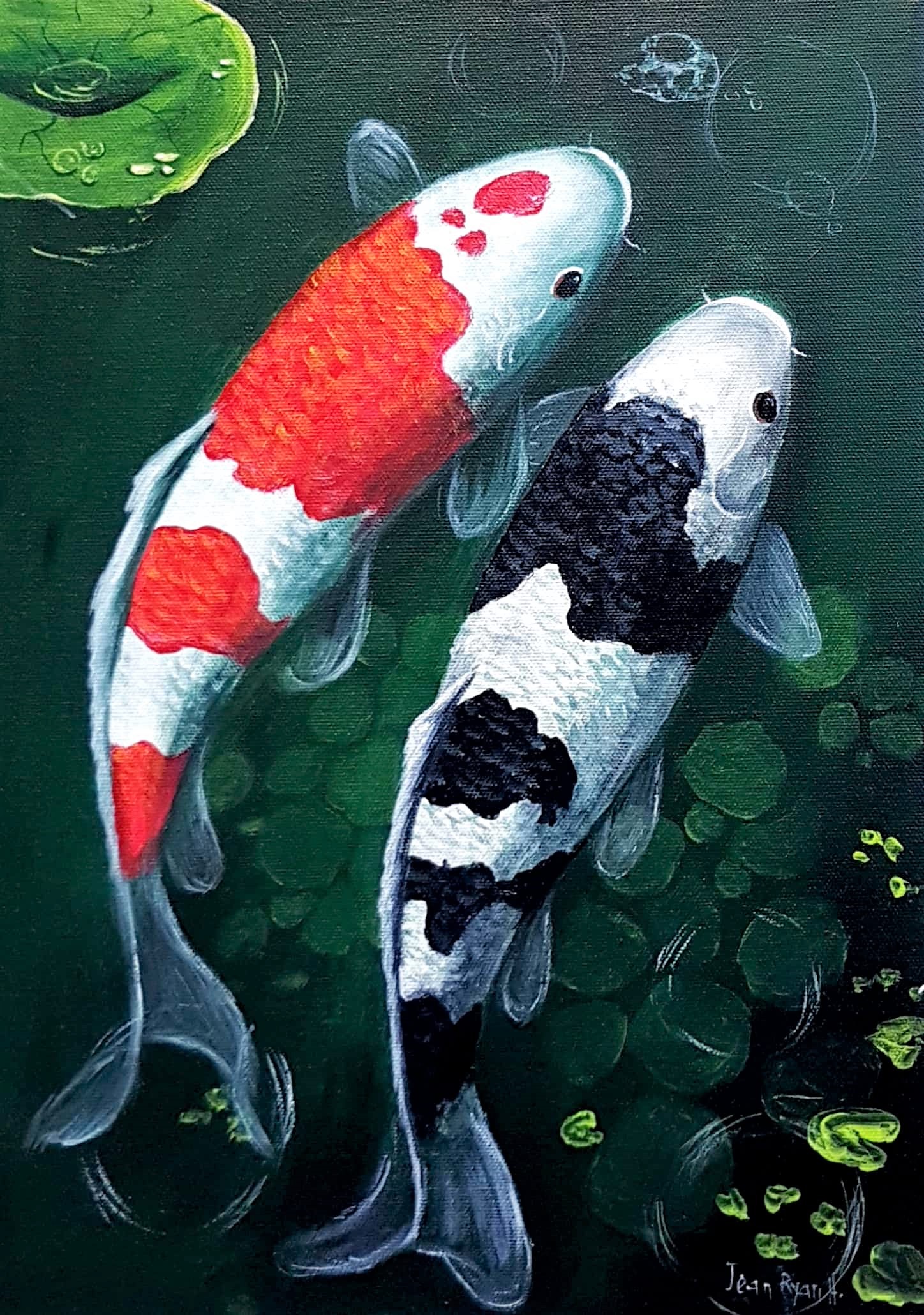 Jean Ryan Art – Koi Fish